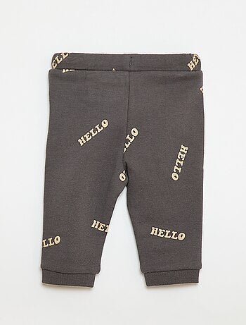 Ensemble sweat + jogging imprimé fantaisie - 2 pièces