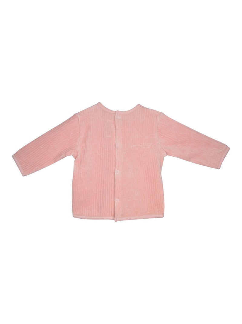 Ensemble sweat jogging phara maille Rose - Kiabi