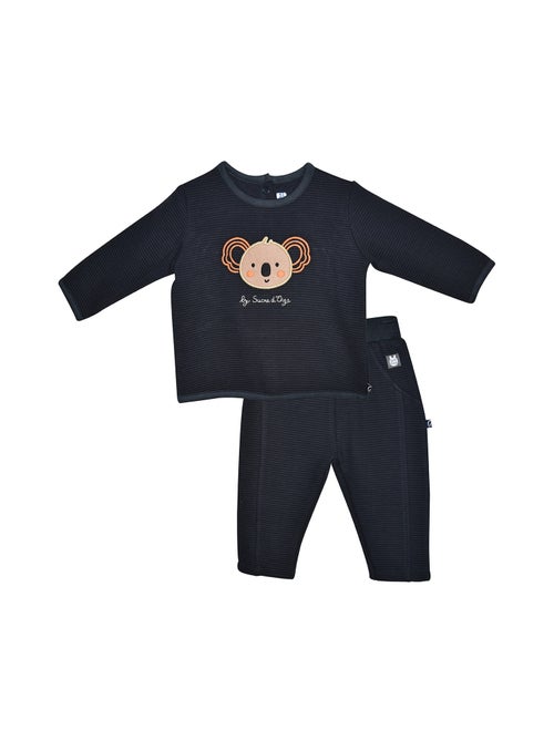 Ensemble sweat jogging pierce maille - Kiabi