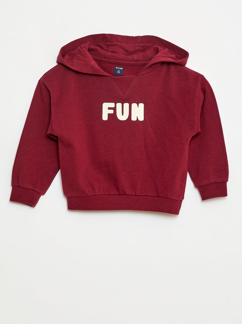 Ensemble sweat + jogging Rouge - Kiabi