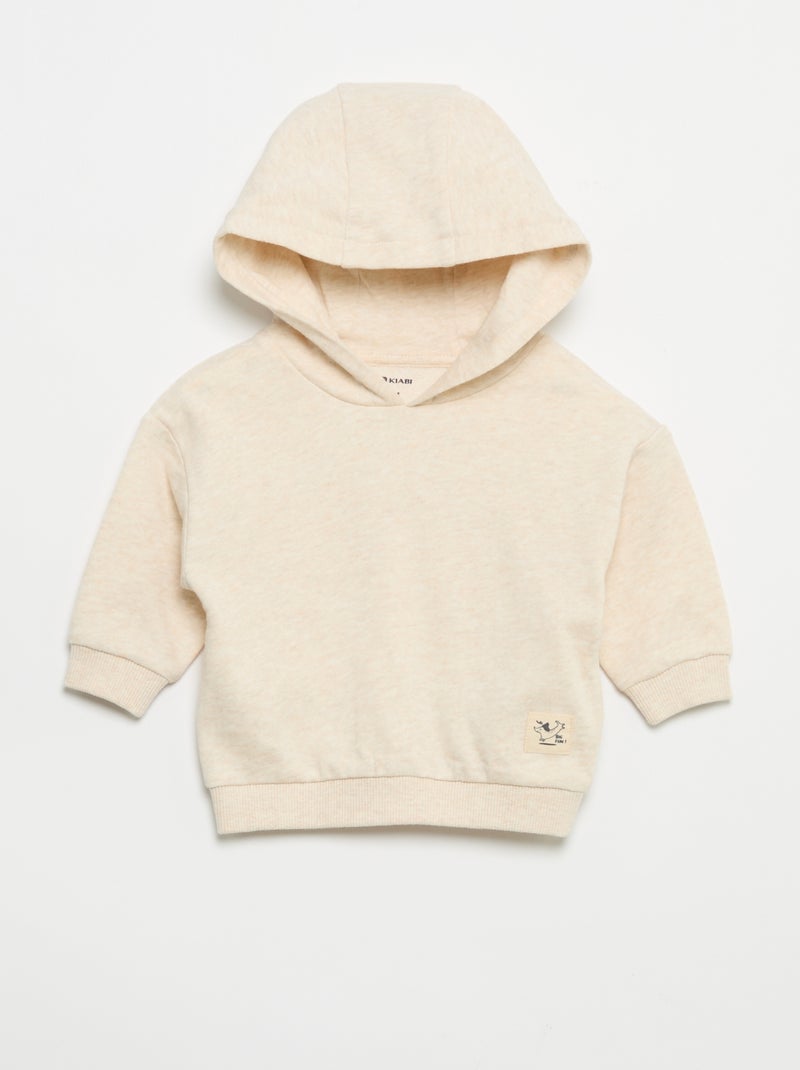 Ensemble sweat + jogging + t-shirt - 3 pièces Beige - Kiabi
