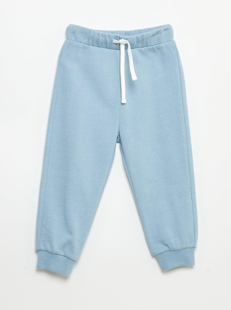 Ensemble sweat + jogging + t-shirt - 3 pièces Bleu - Kiabi