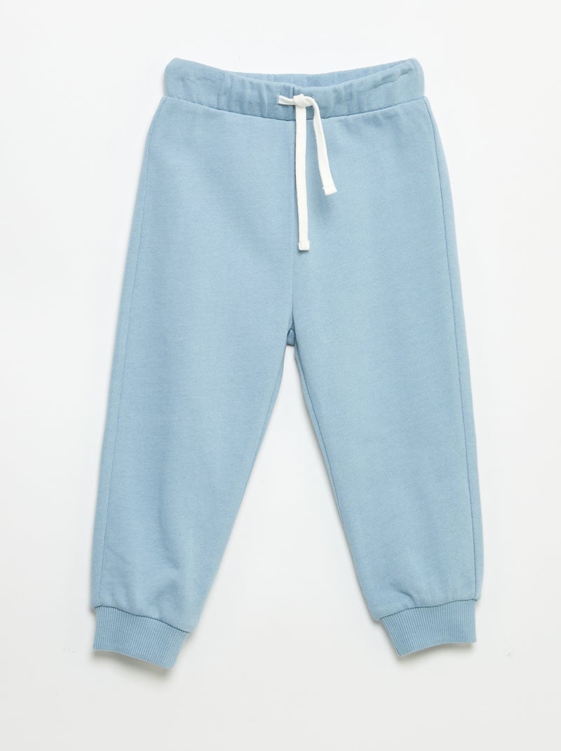 Ensemble sweat + jogging + t-shirt - 3 pièces Bleu - Kiabi