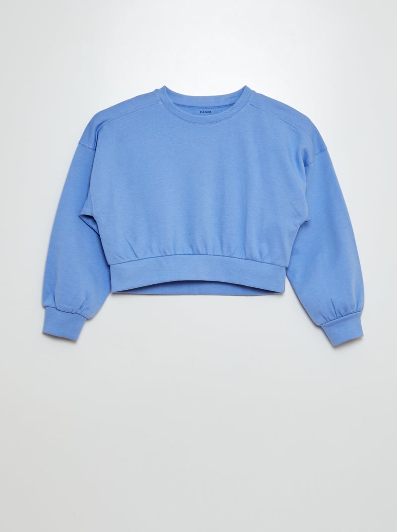 Ensemble sweat + jogging uni - 2 pièces Bleu - Kiabi