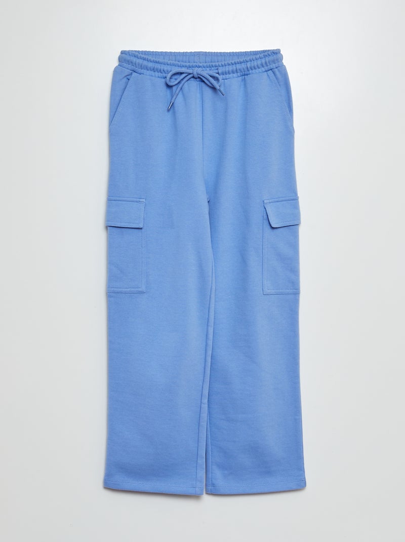 Ensemble sweat + jogging uni - 2 pièces Bleu - Kiabi