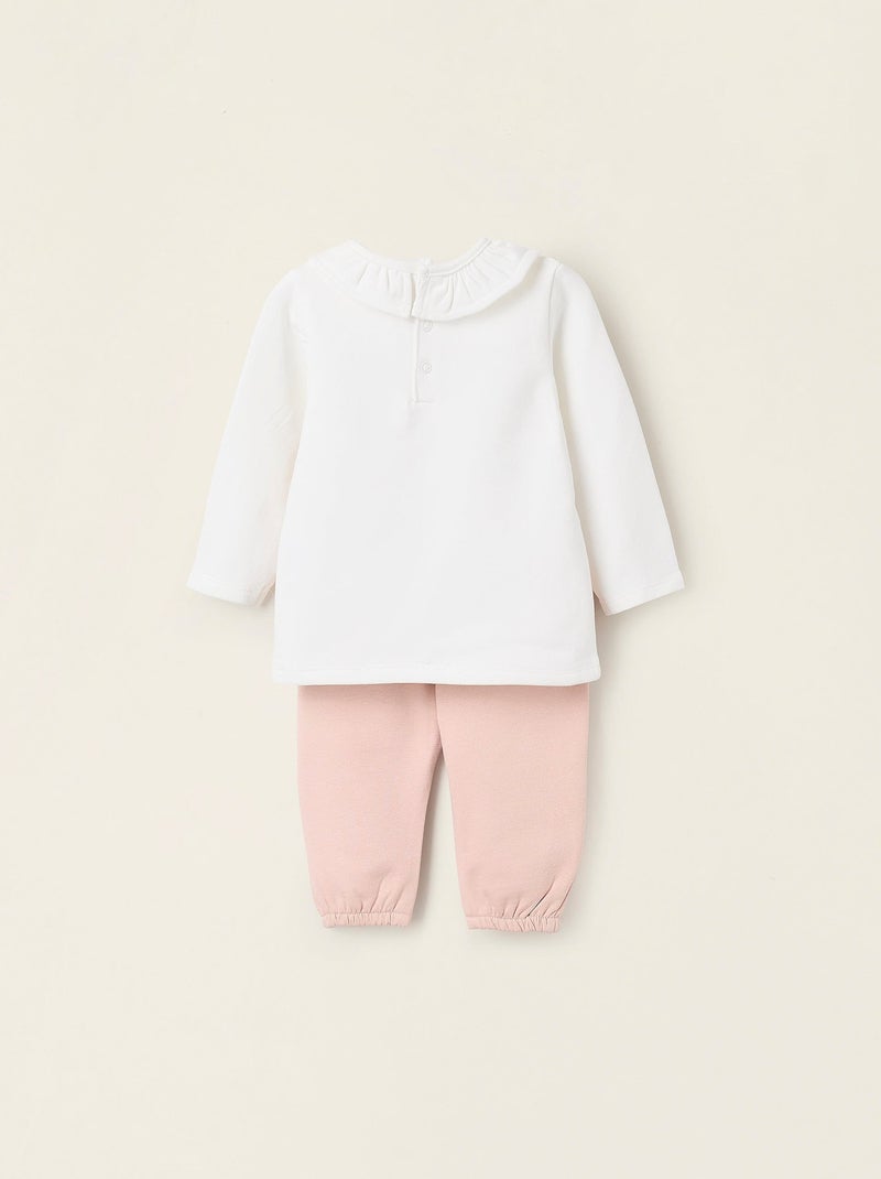 Ensemble Sweat + Jogpant Blanc - Kiabi