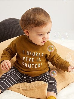 Ensemble sweat + leeging en tricot - Kiabi