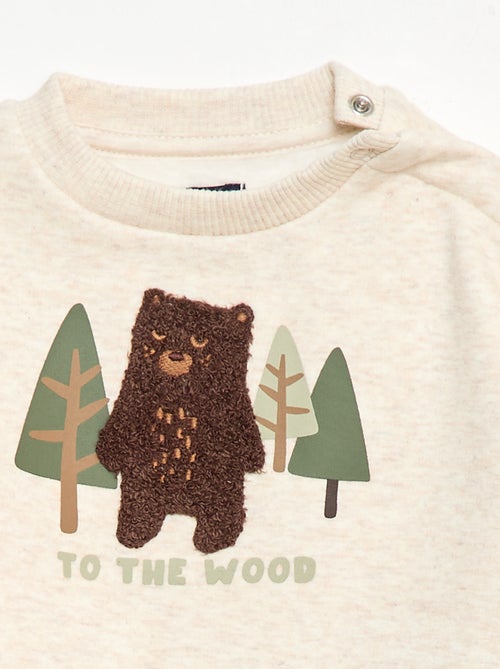 Ensemble sweat + legging animé - Kiabi