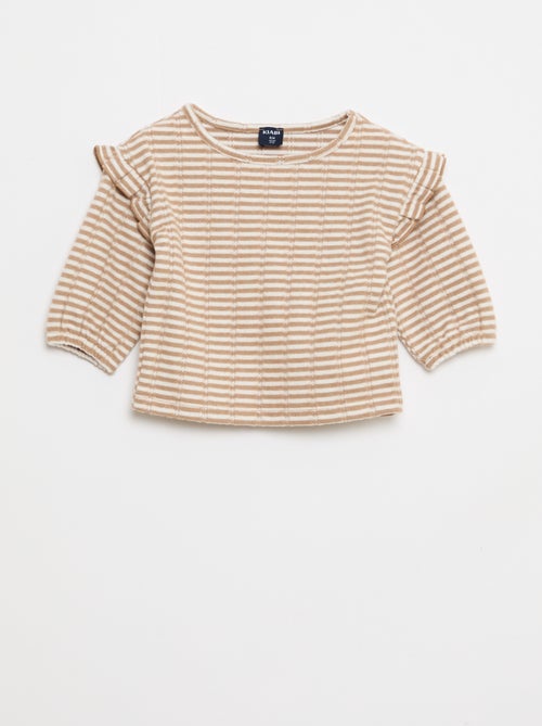 Ensemble sweat + legging bicolore - Kiabi