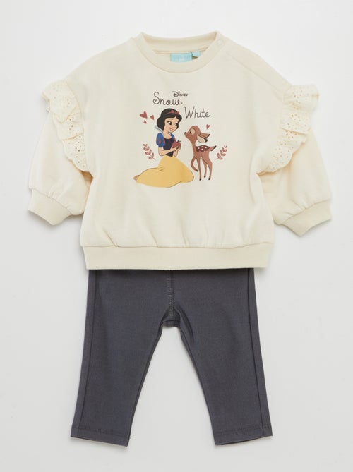 Ensemble sweat + legging 'Blanche Neige' 'Disney' - 2 pièces - Kiabi