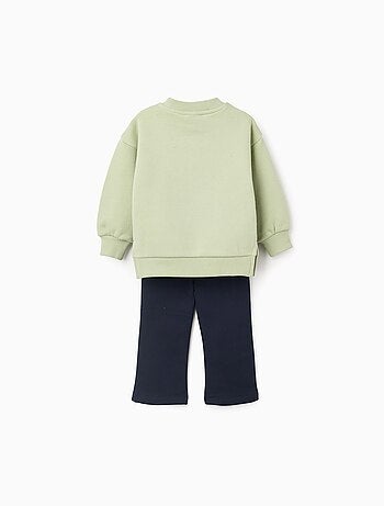 Ensemble sweat + legging en coton peigné