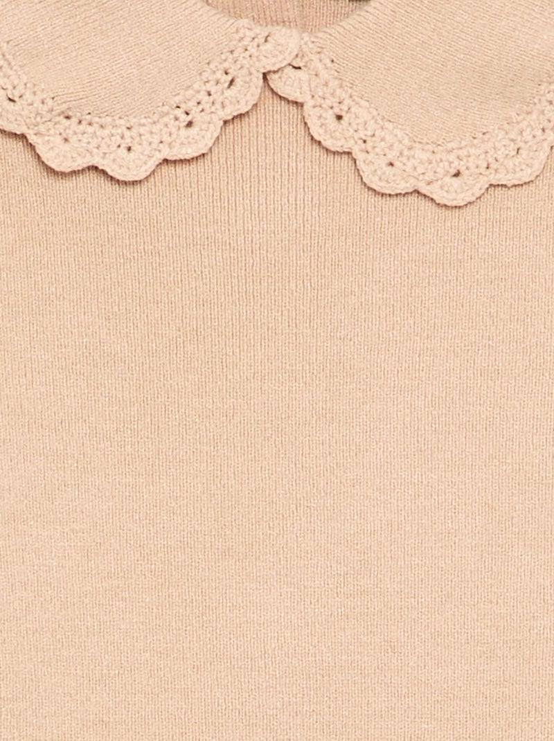 Ensemble sweat + legging en maille compact - 2 pièces Beige - Kiabi