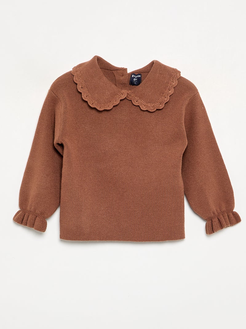 Ensemble sweat + legging en maille compact - 2 pièces Marron - Kiabi