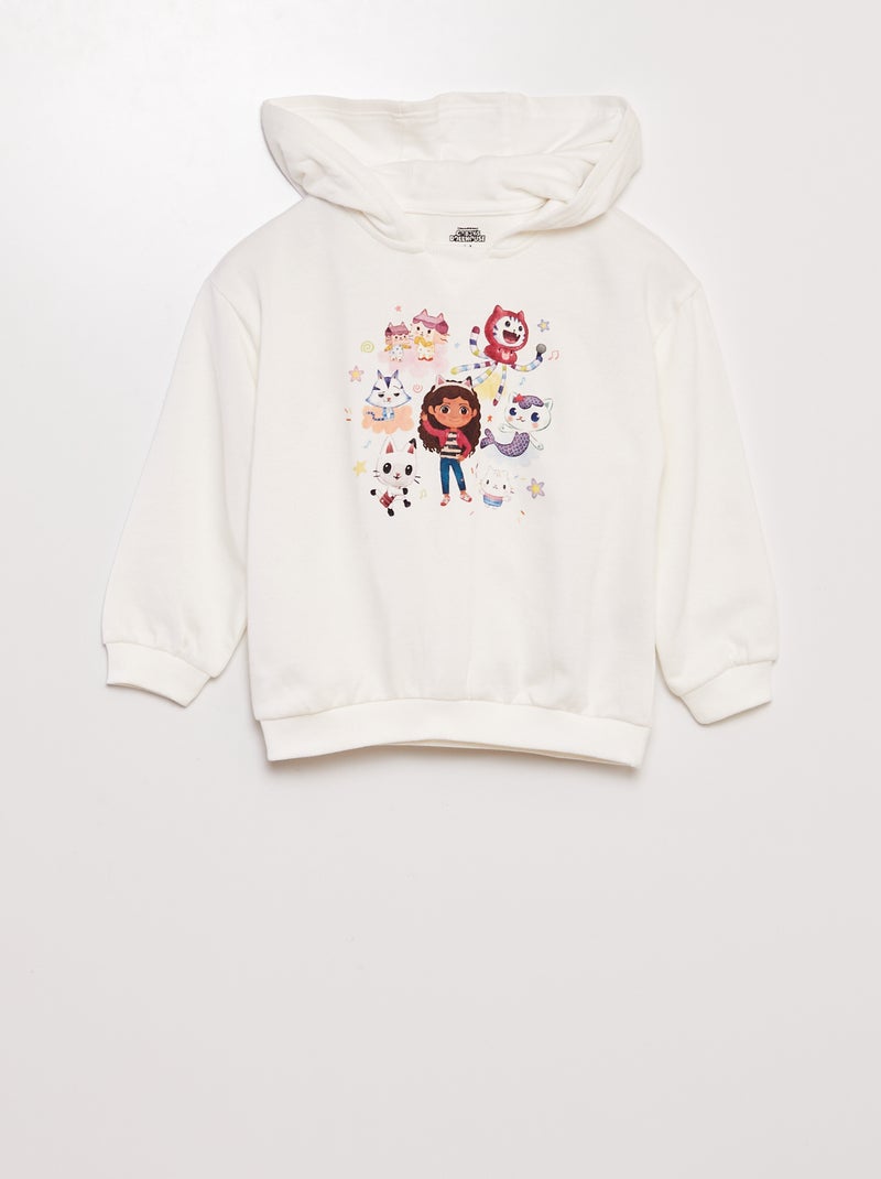 Ensemble sweat + legging 'Gabby et la maison magique' Blanc/rose - Kiabi