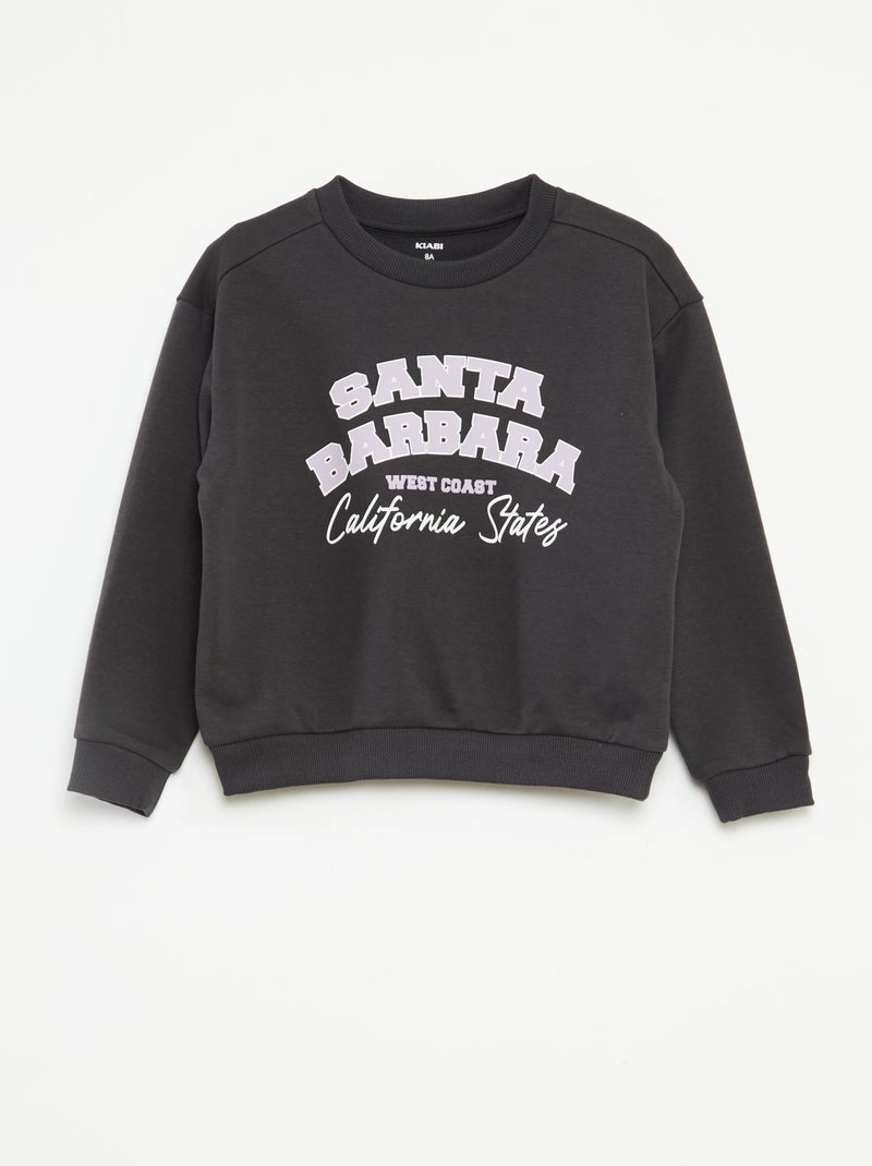 Ensemble sweat + legging imprimé - 2 pièces Gris - Kiabi