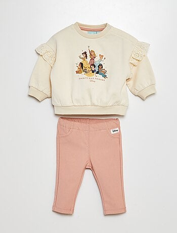 Ensemble sweat + legging Princesses 'Disney' - 2 pièces