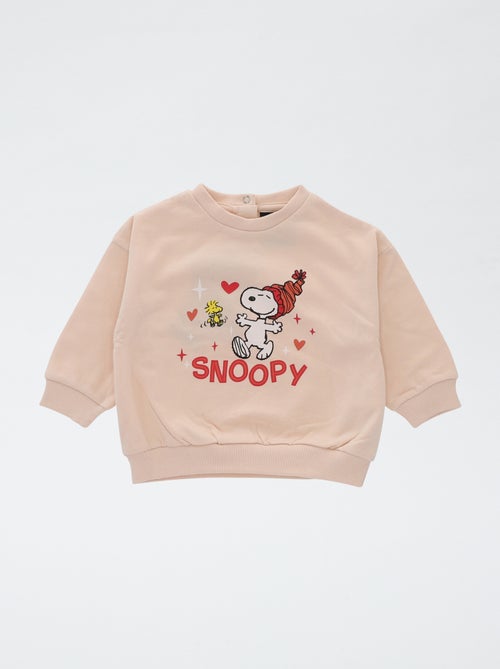 Ensemble sweat + legging 'Snoopy' en polaire coton - Kiabi