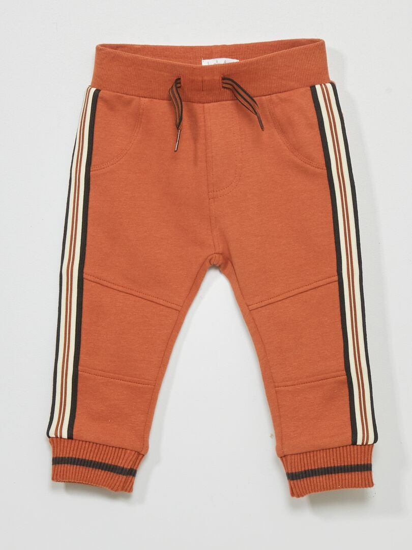 Ensemble sweat 'Lion' + pantalon de jogging - 2 pièces Rouge orange - Kiabi