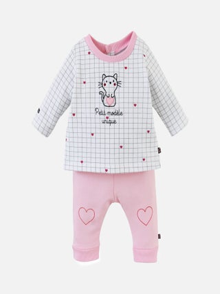 ENSEMBLE SWEAT + PANTALON BADRIA SUCRE D'ORGE