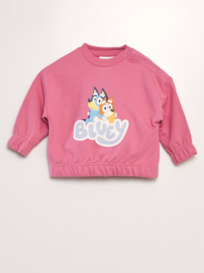 Ensemble sweat + pantalon 'Bluey' - 2 pièces Rose - Kiabi