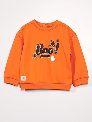 Costume Halloween Bébé Garçon 'Mon 1er Halloween' - Ensemble 2 Pièces Sweat + Pantalon Imprimé Citrouilles - Taille 0-18 Mois
