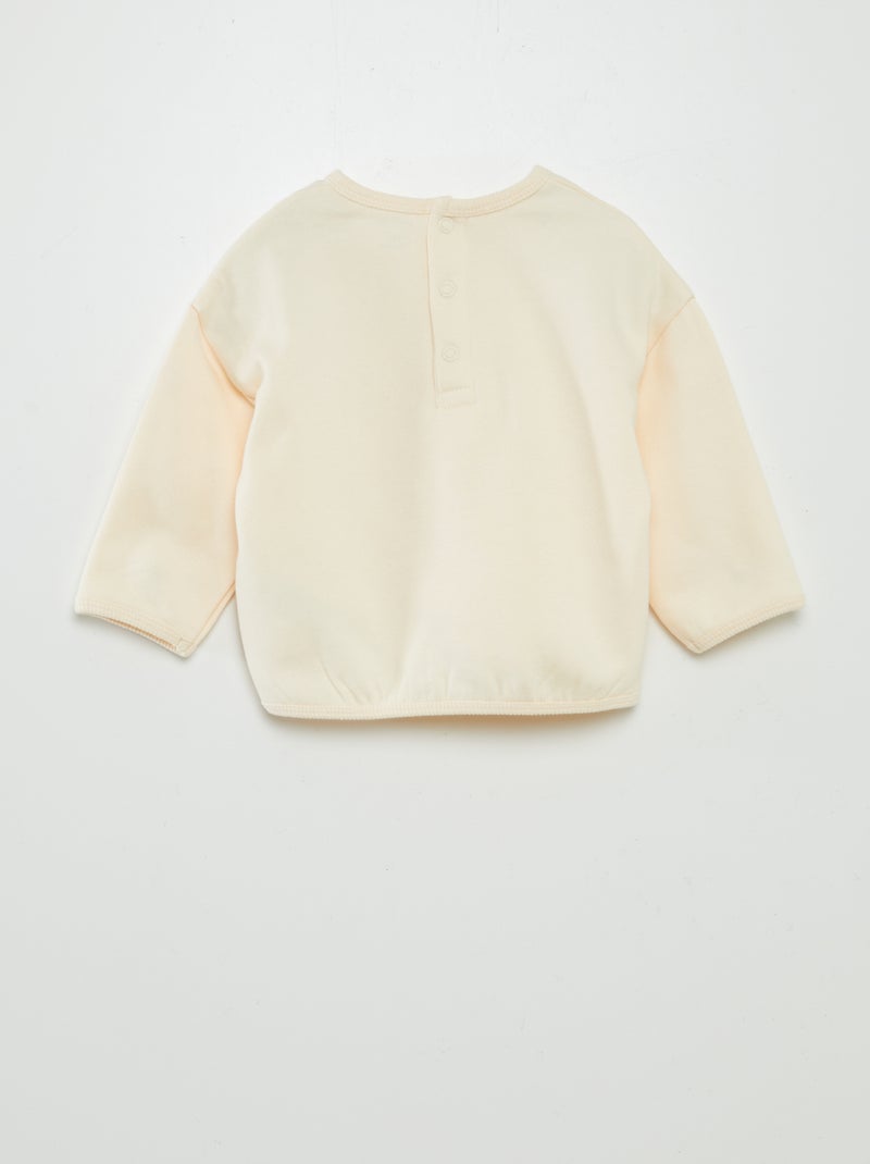 Ensemble sweat + pantalon de jogging - ;2 pièces BLANC - Kiabi