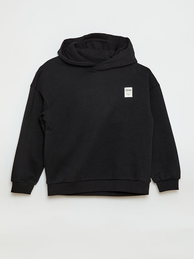 Ensemble sweat + pantalon de jogging - 2 pièces Noir - Kiabi