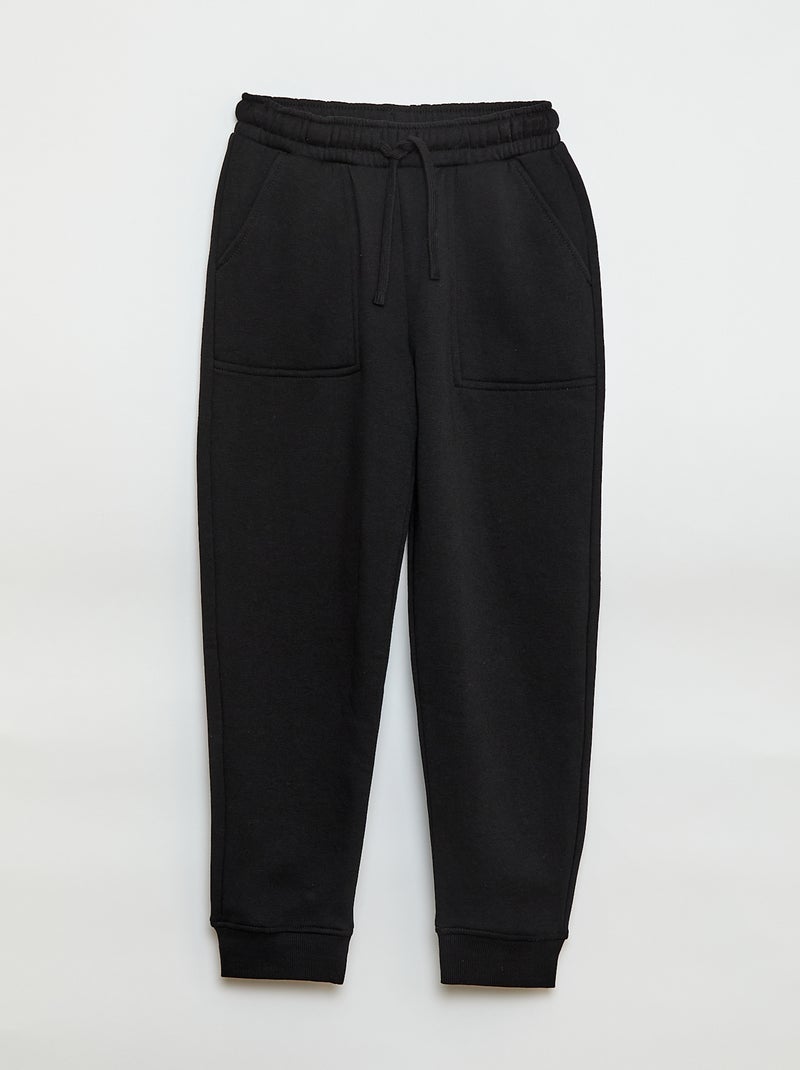 Ensemble sweat + pantalon de jogging - 2 pièces Noir - Kiabi