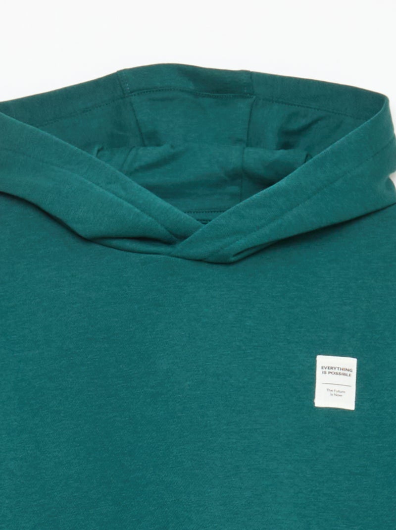 Ensemble sweat + pantalon de jogging - 2 pièces Vert - Kiabi