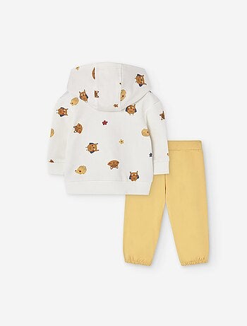 Ensemble sweat + pantalon de jogging en coton