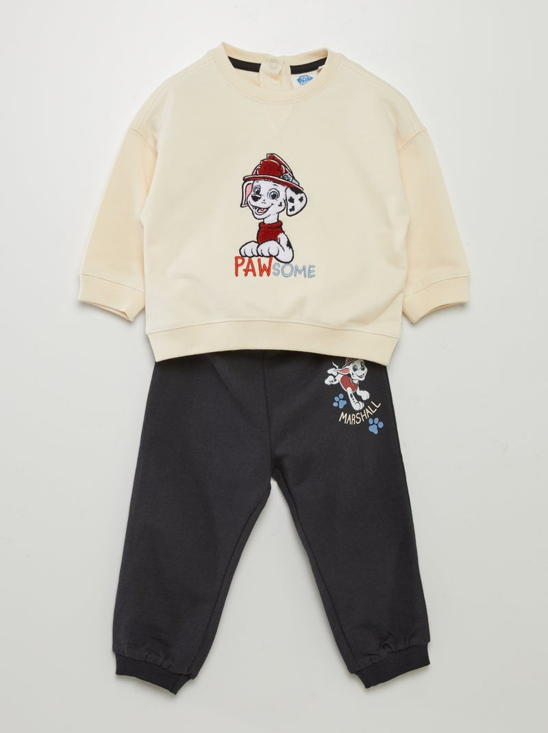 Ensemble sweat + pantalon de jogging 'Pat'Patrouille' - 2 pièces Beige - Kiabi