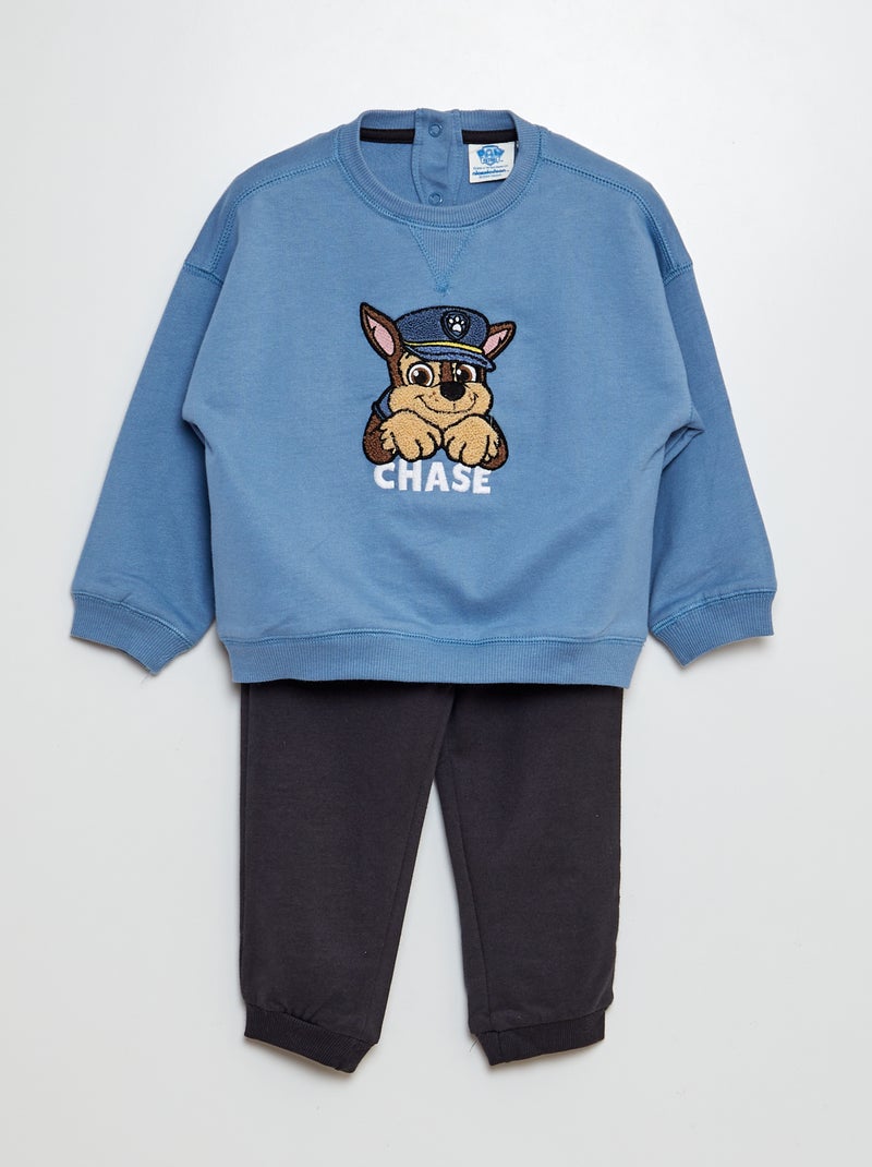 Ensemble sweat + pantalon de jogging 'Pat'Patrouille' - 2 pièces Bleu - Kiabi