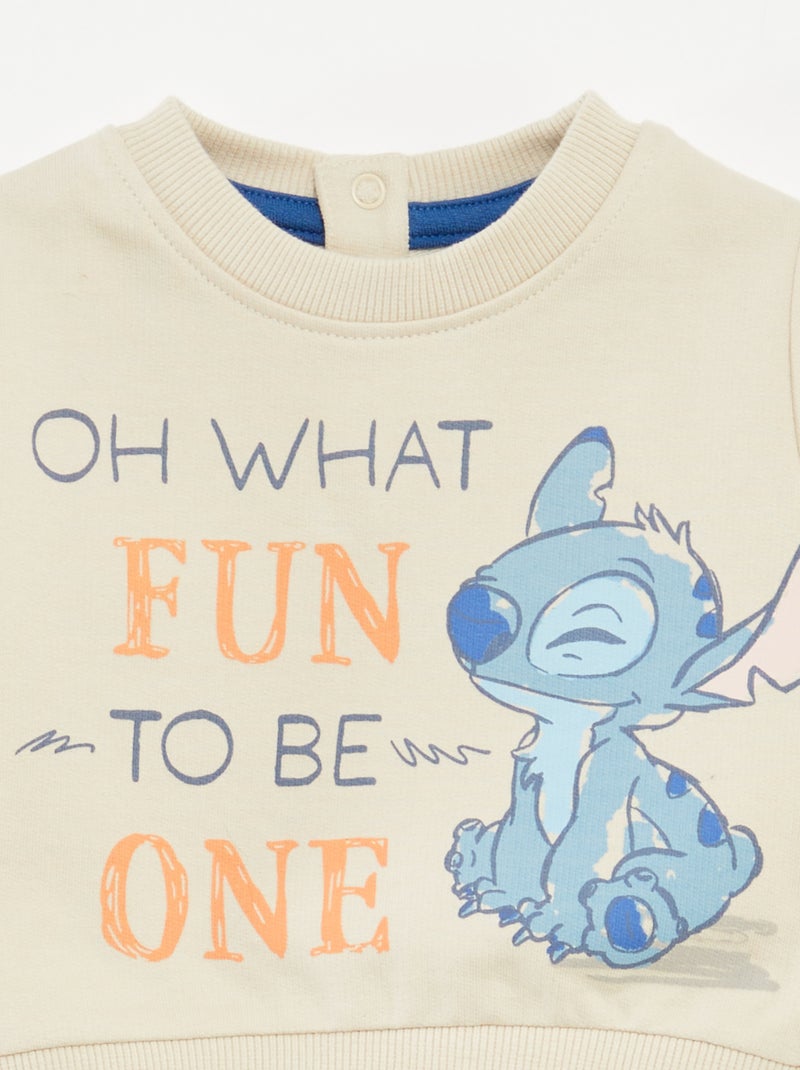 Ensemble sweat + pantalon de jogging 'Stitch' 'Disney' - 2 pièces BLEU - Kiabi
