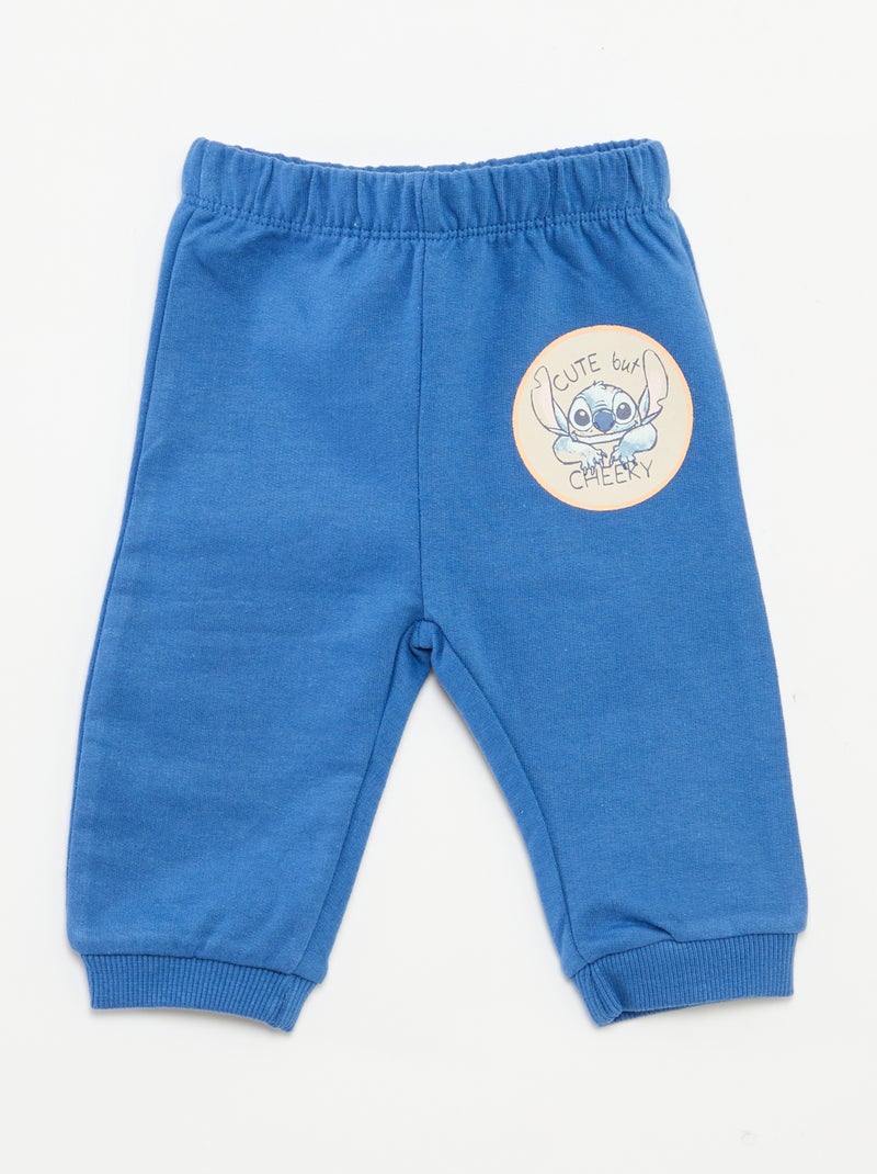 Ensemble sweat + pantalon de jogging 'Stitch' 'Disney' - 2 pièces BLEU - Kiabi