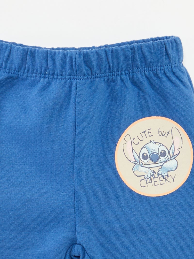 Ensemble sweat + pantalon de jogging 'Stitch' 'Disney' - 2 pièces BLEU - Kiabi