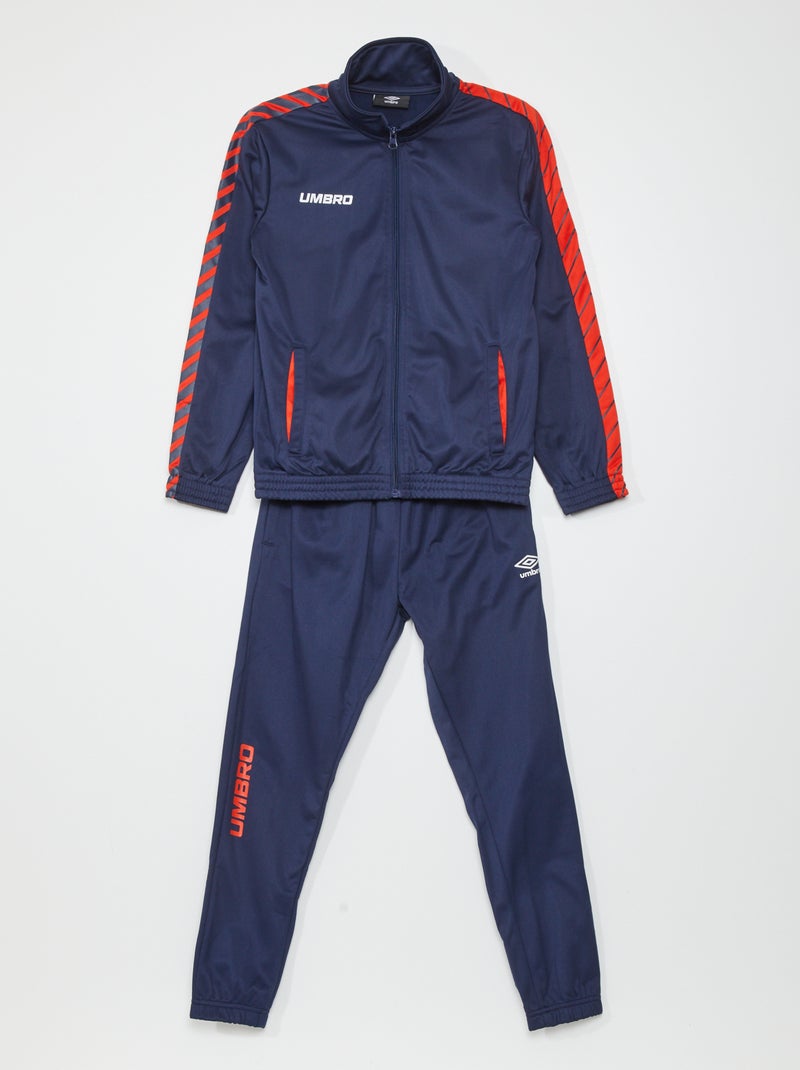 Ensemble sweat + pantalon de jogging 'Umbro' - 2 pièces Bleu marine/rouge - Kiabi