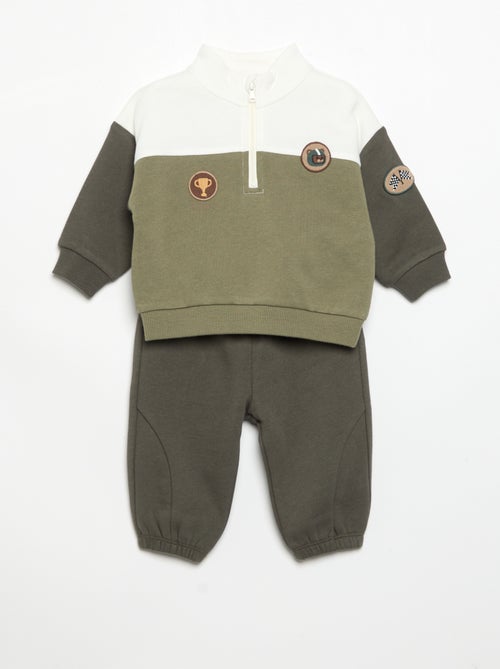 Ensemble sweat + pantalon de jogging - Kiabi Ensemble sweat + pantalon de jogging - Kiabi