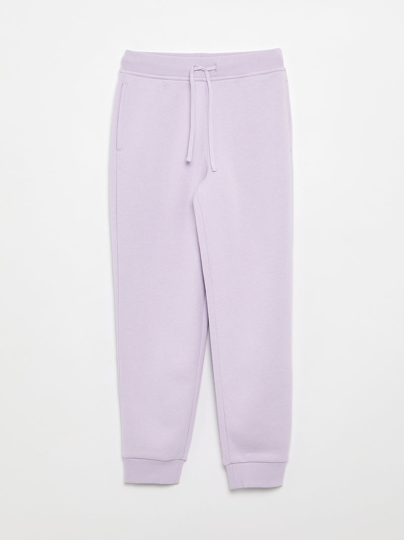 Ensemble sweat + pantalon de jogging Violet - Kiabi