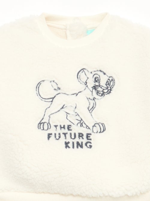 Ensemble sweat + pantalon 'Disney' 'Simba' en coton - Kiabi