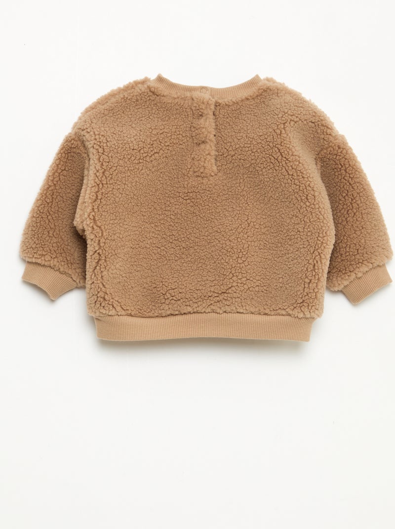 Ensemble sweat + pantalon 'Disney' 'Winnie' en coton Beige - Kiabi