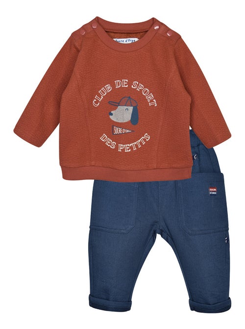 Ensemble sweat pantalon en maille Pavel - Kiabi