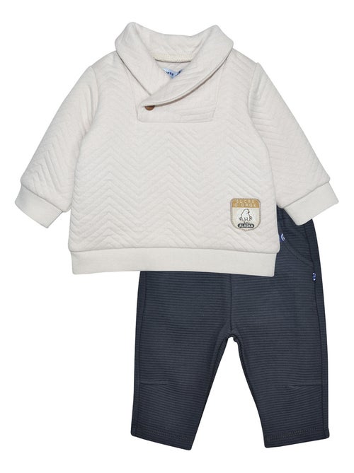 Ensemble sweat pantalon en maille Pero - Kiabi
