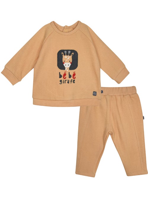 Ensemble sweat pantalon en maille Ridjy - Kiabi