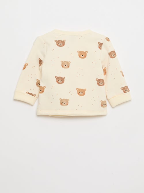 Ensemble sweat + pantalon en molleton - 2 pièces - Kiabi