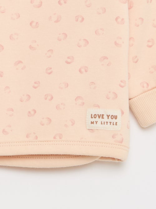 Ensemble sweat + pantalon en molleton - 2 pièces - Kiabi