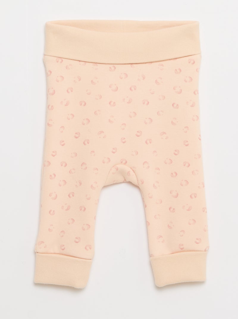 Ensemble sweat + pantalon en molleton - 2 pièces Rose - Kiabi