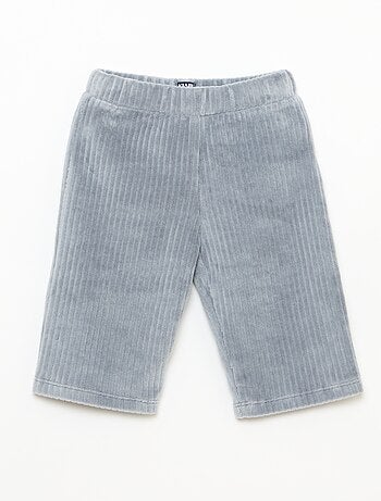 Ensemble sweat + pantalon en velours côtelé