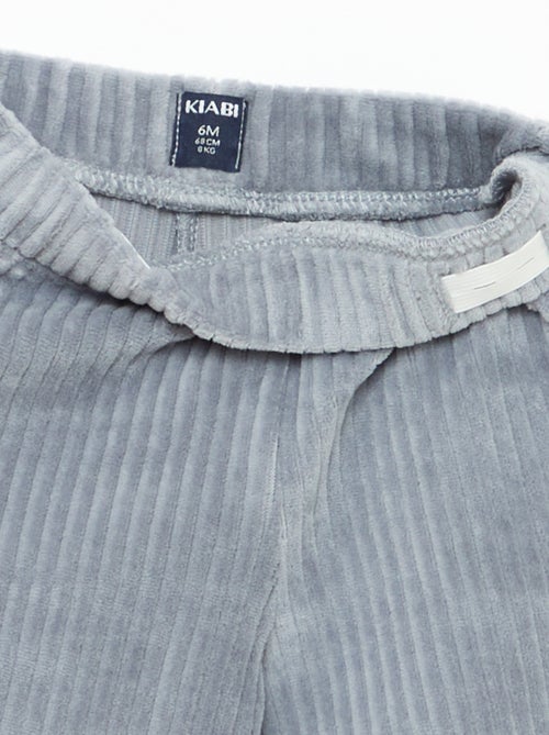 Ensemble sweat + pantalon en velours côtelé - Kiabi