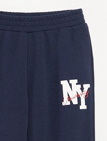 Ensemble sweat + pantalon esprit campus - 2 pièces