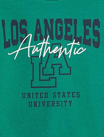 Ensemble sweat + pantalon esprit campus - 2 pièces